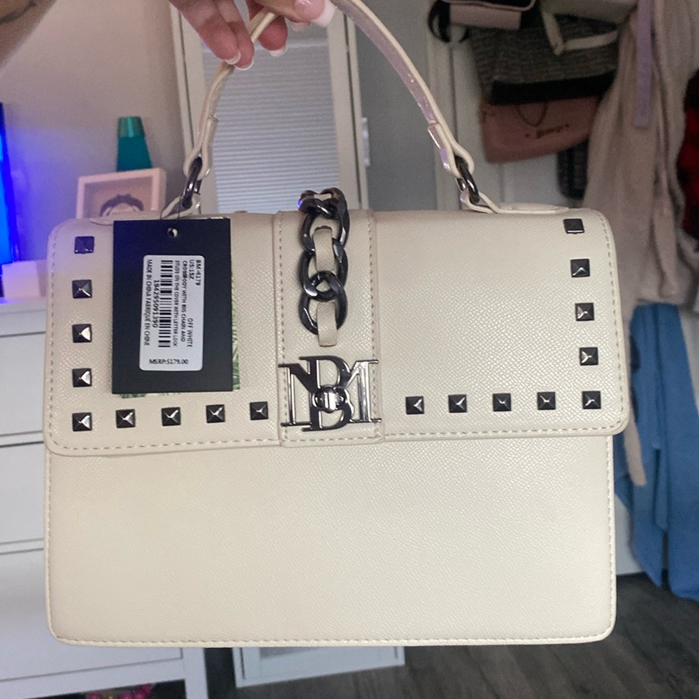 white purse